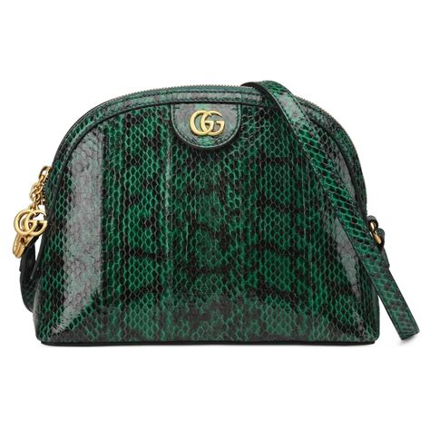 gucci green bag snake|Gucci snakeskin bag.